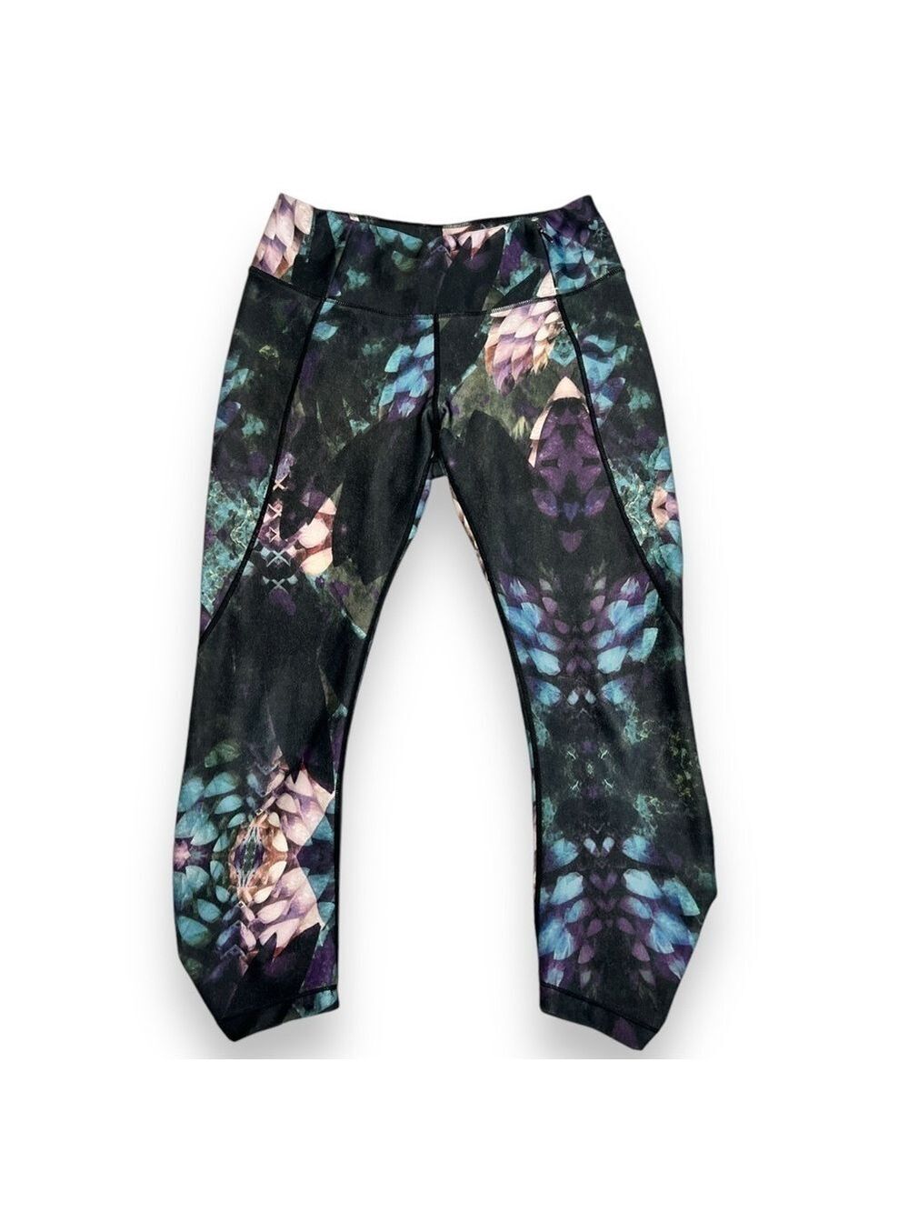 Calia Women’s Essential Print Tight Dark Lunar Greenhouse Size Medium